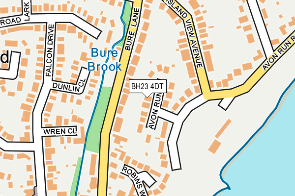 BH23 4DT map - OS OpenMap – Local (Ordnance Survey) BH23 4DT map - OS OpenMap – Local (Ordnance Survey)