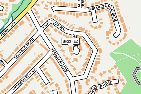 BH23 4EZ map - OS OpenMap – Local (Ordnance Survey) BH23 4EZ map - OS OpenMap – Local (Ordnance Survey)