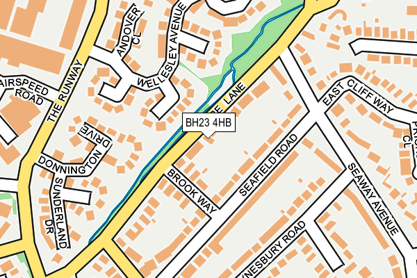 BH23 4HB map - OS OpenMap – Local (Ordnance Survey) BH23 4HB map - OS OpenMap – Local (Ordnance Survey)