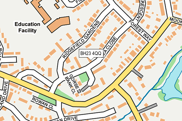 BH23 4QQ map - OS OpenMap – Local (Ordnance Survey) BH23 4QQ map - OS OpenMap – Local (Ordnance Survey)