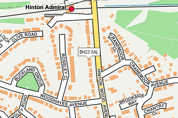 BH23 5AL map - OS OpenMap – Local (Ordnance Survey) BH23 5AL map - OS OpenMap – Local (Ordnance Survey)