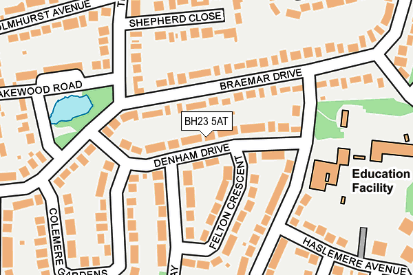 BH23 5AT map - OS OpenMap – Local (Ordnance Survey) BH23 5AT map - OS OpenMap – Local (Ordnance Survey)