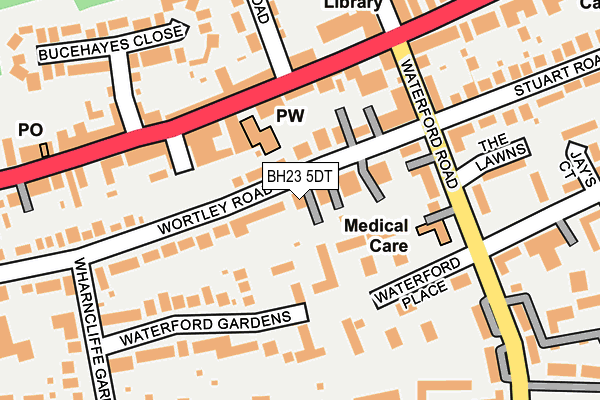 BH23 5DT map - OS OpenMap – Local (Ordnance Survey) BH23 5DT map - OS OpenMap – Local (Ordnance Survey)