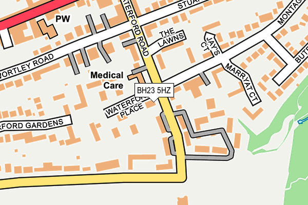 BH23 5HZ map - OS OpenMap – Local (Ordnance Survey) BH23 5HZ map - OS OpenMap – Local (Ordnance Survey)