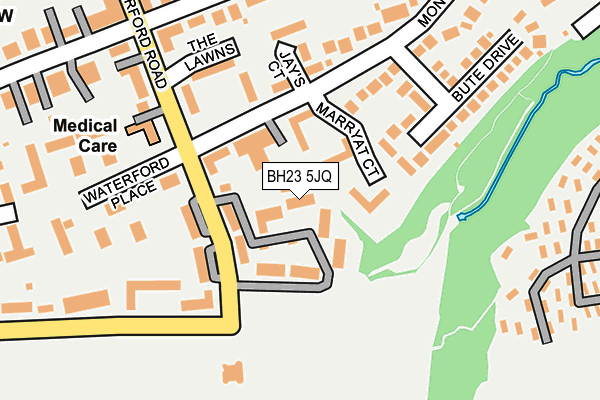 BH23 5JQ map - OS OpenMap – Local (Ordnance Survey) BH23 5JQ map - OS OpenMap – Local (Ordnance Survey)