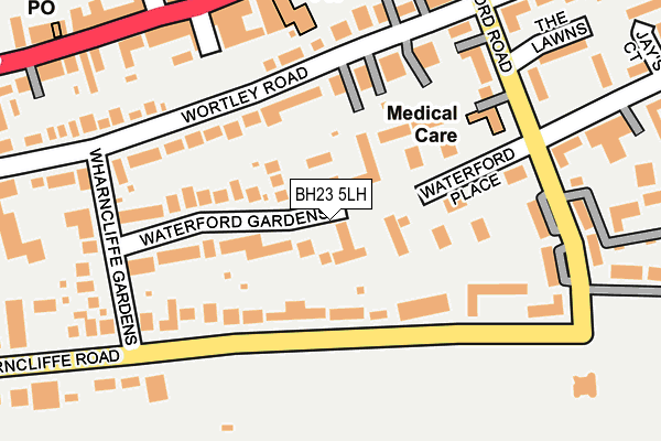 BH23 5LH map - OS OpenMap – Local (Ordnance Survey) BH23 5LH map - OS OpenMap – Local (Ordnance Survey)