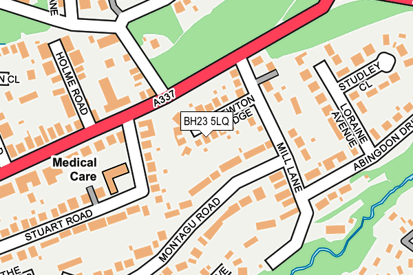 BH23 5LQ map - OS OpenMap – Local (Ordnance Survey) BH23 5LQ map - OS OpenMap – Local (Ordnance Survey)