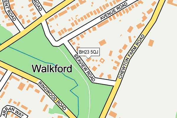 BH23 5QJ map - OS OpenMap – Local (Ordnance Survey) BH23 5QJ map - OS OpenMap – Local (Ordnance Survey)