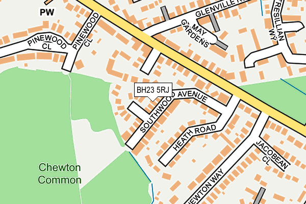 BH23 5RJ map - OS OpenMap – Local (Ordnance Survey) BH23 5RJ map - OS OpenMap – Local (Ordnance Survey)