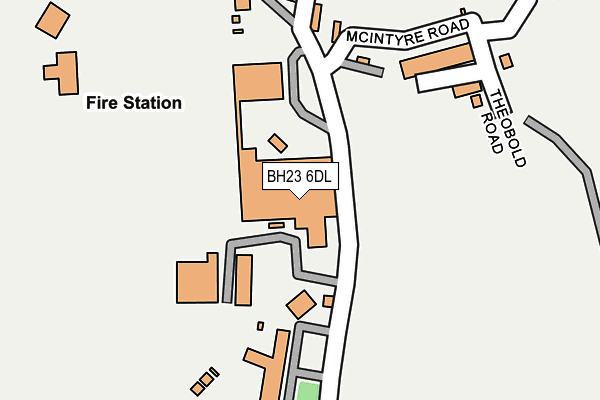 BH23 6DL map - OS OpenMap – Local (Ordnance Survey) BH23 6DL map - OS OpenMap – Local (Ordnance Survey)