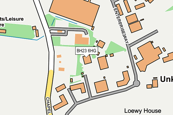 BH23 6HG map - OS OpenMap – Local (Ordnance Survey) BH23 6HG map - OS OpenMap – Local (Ordnance Survey)