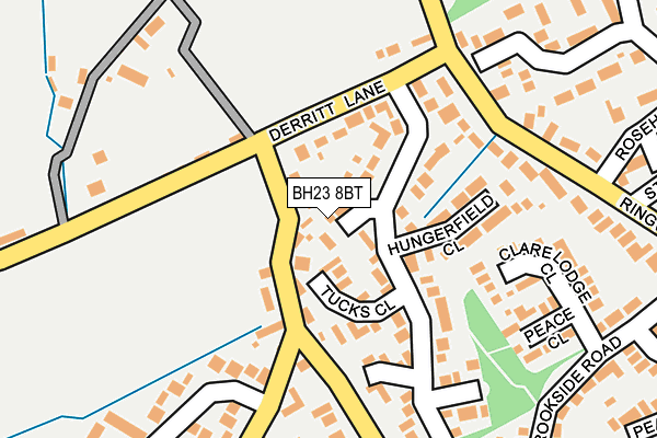 BH23 8BT map - OS OpenMap – Local (Ordnance Survey) BH23 8BT map - OS OpenMap – Local (Ordnance Survey)