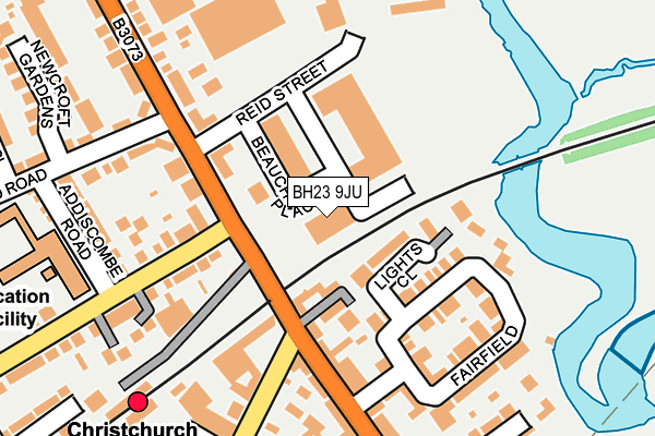 BH23 9JU map - OS OpenMap – Local (Ordnance Survey) BH23 9JU map - OS OpenMap – Local (Ordnance Survey)