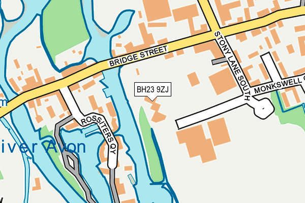 BH23 9ZJ map - OS OpenMap – Local (Ordnance Survey) BH23 9ZJ map - OS OpenMap – Local (Ordnance Survey)