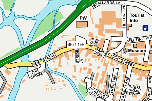 BH24 1ER map - OS OpenMap – Local (Ordnance Survey) BH24 1ER map - OS OpenMap – Local (Ordnance Survey)