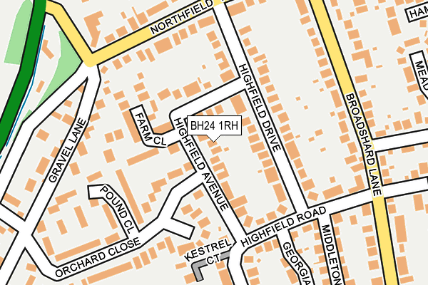 BH24 1RH map - OS OpenMap – Local (Ordnance Survey) BH24 1RH map - OS OpenMap – Local (Ordnance Survey)