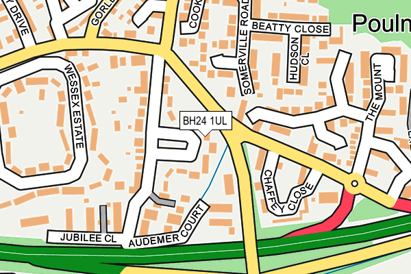 BH24 1UL map - OS OpenMap – Local (Ordnance Survey) BH24 1UL map - OS OpenMap – Local (Ordnance Survey)