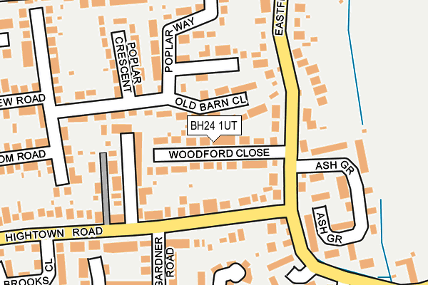 BH24 1UT map - OS OpenMap – Local (Ordnance Survey) BH24 1UT map - OS OpenMap – Local (Ordnance Survey)