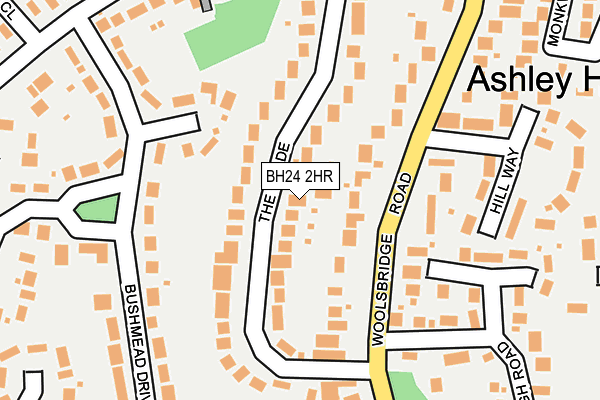 BH24 2HR map - OS OpenMap – Local (Ordnance Survey) BH24 2HR map - OS OpenMap – Local (Ordnance Survey)