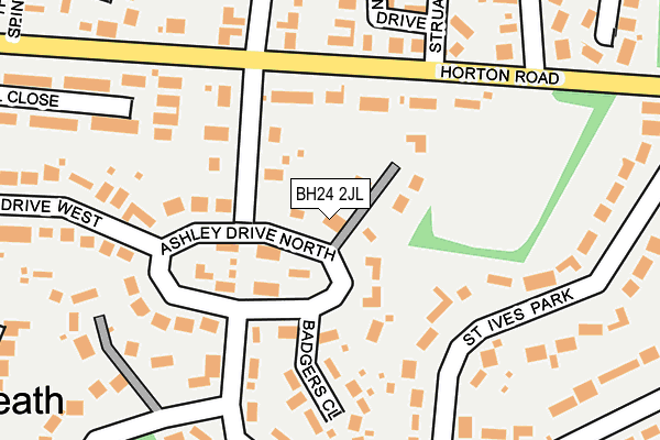 BH24 2JL map - OS OpenMap – Local (Ordnance Survey) BH24 2JL map - OS OpenMap – Local (Ordnance Survey)