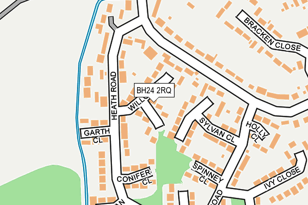 BH24 2RQ map - OS OpenMap – Local (Ordnance Survey) BH24 2RQ map - OS OpenMap – Local (Ordnance Survey)