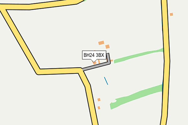 BH24 3BX map - OS OpenMap – Local (Ordnance Survey) BH24 3BX map - OS OpenMap – Local (Ordnance Survey)