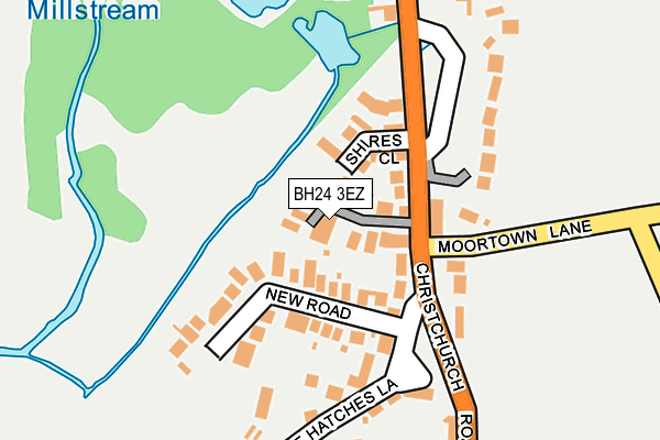 BH24 3EZ map - OS OpenMap – Local (Ordnance Survey) BH24 3EZ map - OS OpenMap – Local (Ordnance Survey)