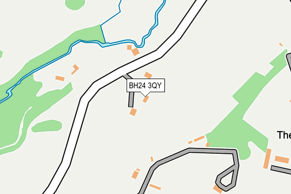 BH24 3QY map - OS OpenMap – Local (Ordnance Survey) BH24 3QY map - OS OpenMap – Local (Ordnance Survey)