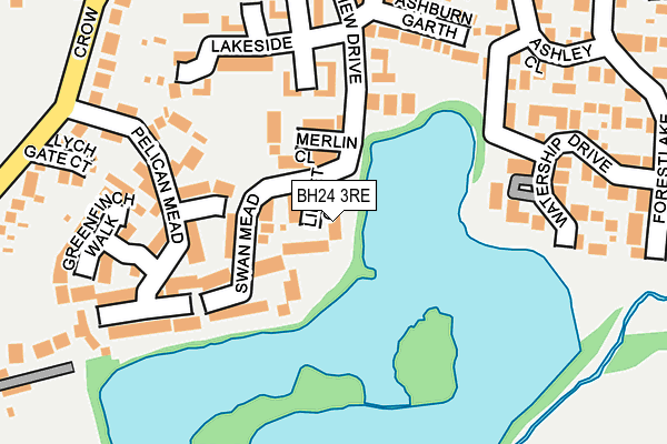 BH24 3RE map - OS OpenMap – Local (Ordnance Survey) BH24 3RE map - OS OpenMap – Local (Ordnance Survey)