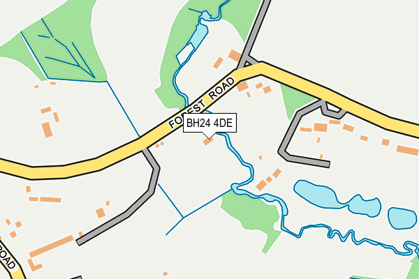 BH24 4DE map - OS OpenMap – Local (Ordnance Survey) BH24 4DE map - OS OpenMap – Local (Ordnance Survey)