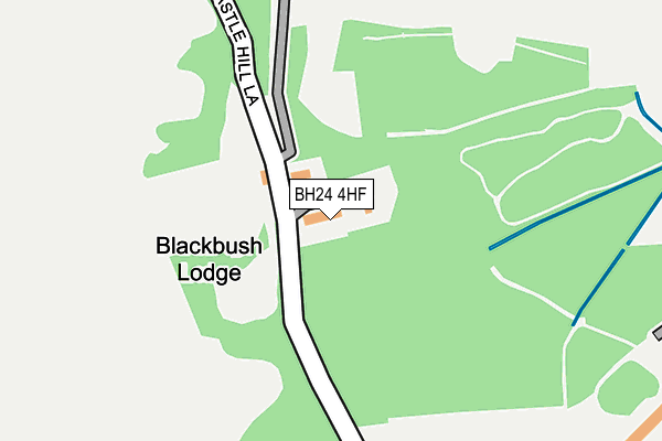 BH24 4HF map - OS OpenMap – Local (Ordnance Survey) BH24 4HF map - OS OpenMap – Local (Ordnance Survey)