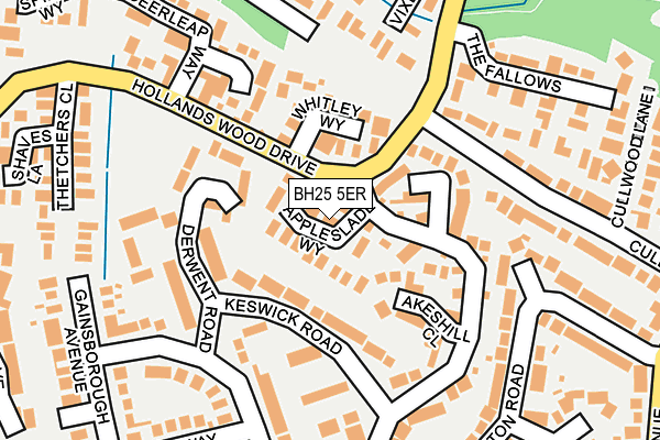 BH25 5ER map - OS OpenMap – Local (Ordnance Survey) BH25 5ER map - OS OpenMap – Local (Ordnance Survey)