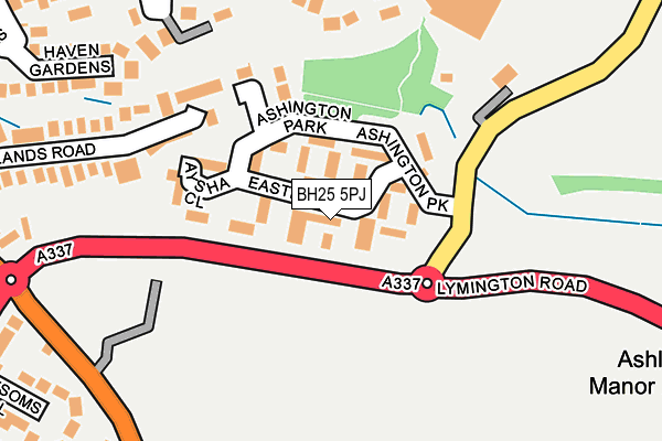 BH25 5PJ map - OS OpenMap – Local (Ordnance Survey) BH25 5PJ map - OS OpenMap – Local (Ordnance Survey)