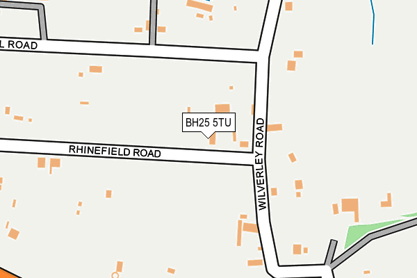 BH25 5TU map - OS OpenMap – Local (Ordnance Survey) BH25 5TU map - OS OpenMap – Local (Ordnance Survey)