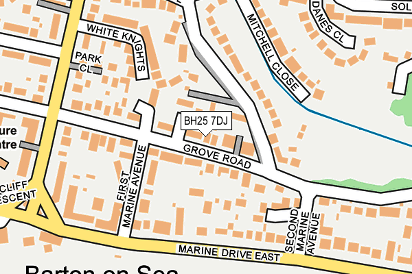 BH25 7DJ map - OS OpenMap – Local (Ordnance Survey) BH25 7DJ map - OS OpenMap – Local (Ordnance Survey)