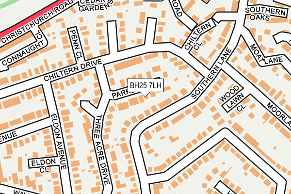 BH25 7LH map - OS OpenMap – Local (Ordnance Survey) BH25 7LH map - OS OpenMap – Local (Ordnance Survey)
