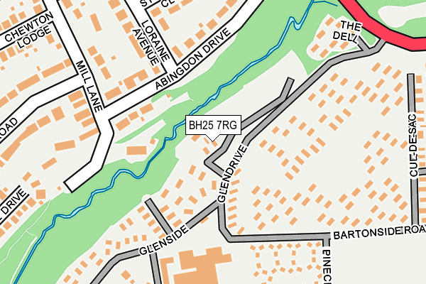 BH25 7RG map - OS OpenMap – Local (Ordnance Survey) BH25 7RG map - OS OpenMap – Local (Ordnance Survey)