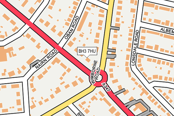 BH3 7HU map - OS OpenMap – Local (Ordnance Survey) BH3 7HU map - OS OpenMap – Local (Ordnance Survey)