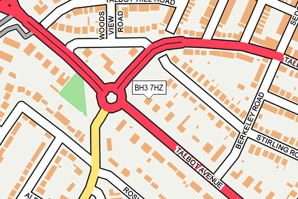 BH3 7HZ map - OS OpenMap – Local (Ordnance Survey) BH3 7HZ map - OS OpenMap – Local (Ordnance Survey)