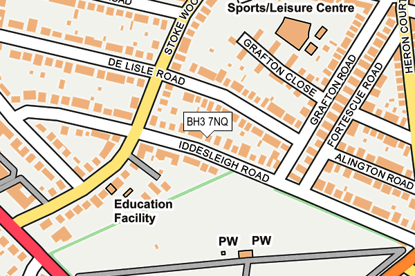BH3 7NQ map - OS OpenMap – Local (Ordnance Survey) BH3 7NQ map - OS OpenMap – Local (Ordnance Survey)
