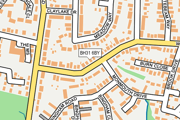 BH31 6BY map - OS OpenMap – Local (Ordnance Survey) BH31 6BY map - OS OpenMap – Local (Ordnance Survey)