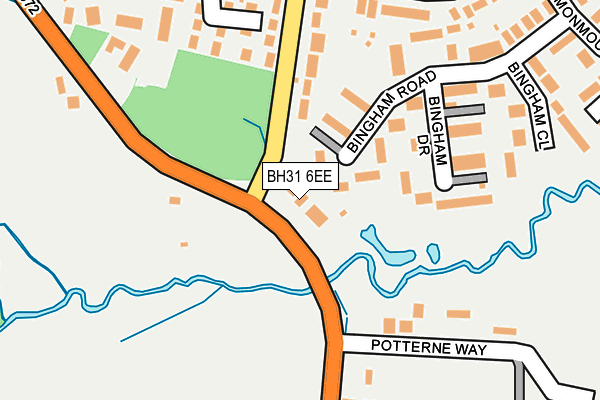 BH31 6EE map - OS OpenMap – Local (Ordnance Survey) BH31 6EE map - OS OpenMap – Local (Ordnance Survey)