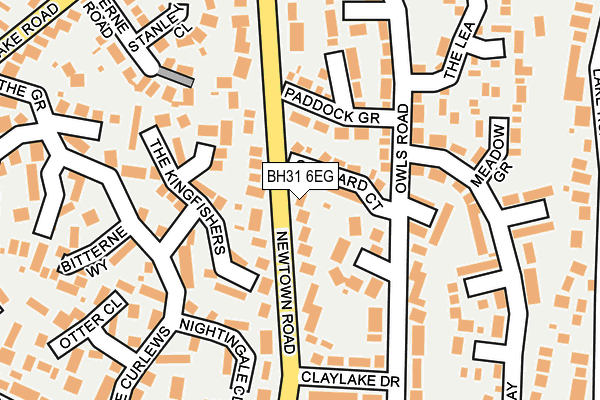 BH31 6EG map - OS OpenMap – Local (Ordnance Survey) BH31 6EG map - OS OpenMap – Local (Ordnance Survey)