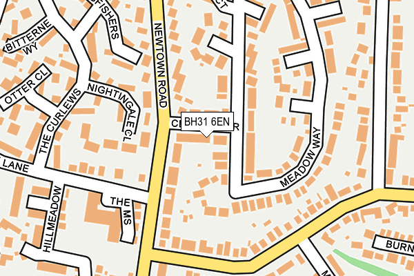 BH31 6EN map - OS OpenMap – Local (Ordnance Survey) BH31 6EN map - OS OpenMap – Local (Ordnance Survey)