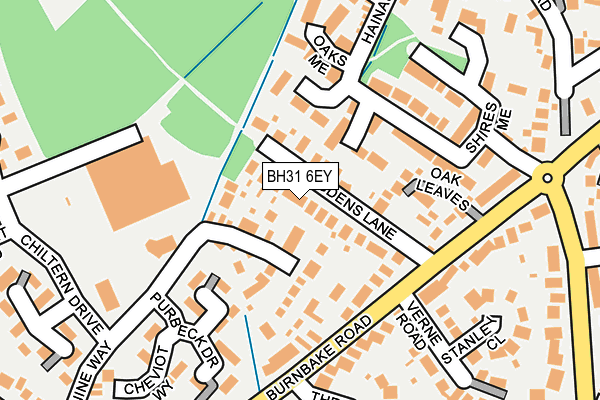 BH31 6EY map - OS OpenMap – Local (Ordnance Survey) BH31 6EY map - OS OpenMap – Local (Ordnance Survey)