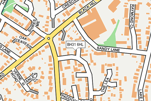 BH31 6HL map - OS OpenMap – Local (Ordnance Survey) BH31 6HL map - OS OpenMap – Local (Ordnance Survey)