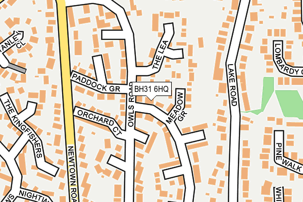 BH31 6HQ map - OS OpenMap – Local (Ordnance Survey) BH31 6HQ map - OS OpenMap – Local (Ordnance Survey)