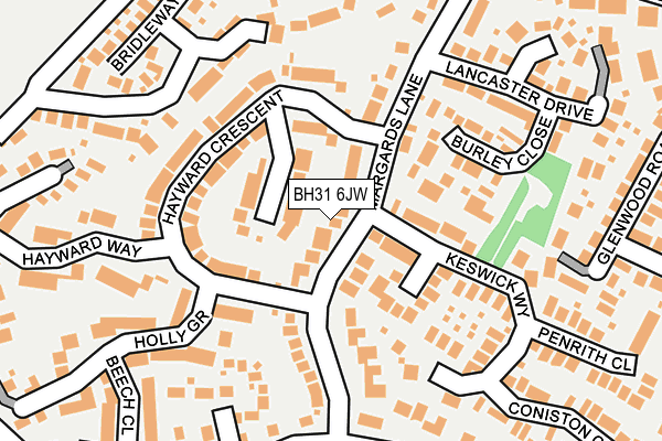 BH31 6JW map - OS OpenMap – Local (Ordnance Survey) BH31 6JW map - OS OpenMap – Local (Ordnance Survey)