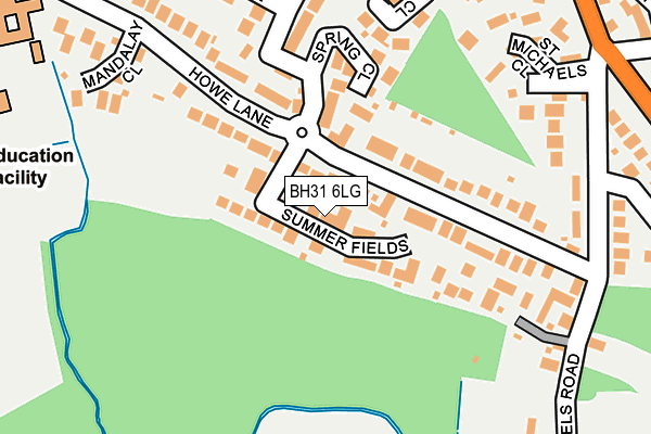 BH31 6LG map - OS OpenMap – Local (Ordnance Survey) BH31 6LG map - OS OpenMap – Local (Ordnance Survey)