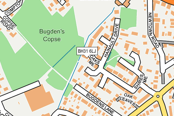 BH31 6LJ map - OS OpenMap – Local (Ordnance Survey) BH31 6LJ map - OS OpenMap – Local (Ordnance Survey)